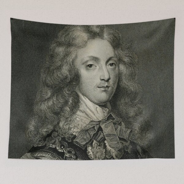 Item preview, Philip V King of Spain vintage etching designed and sold by Vintage Designs +.