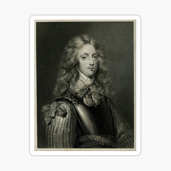 Item preview, Philip V King of Spain vintage etching designed and sold by Vintage Designs +.