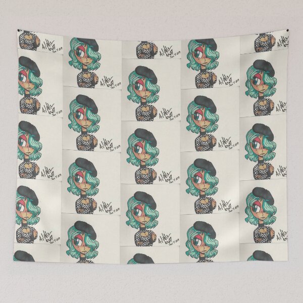 Item preview, A girl with short aqua hair designed and sold by UnicornDaya.