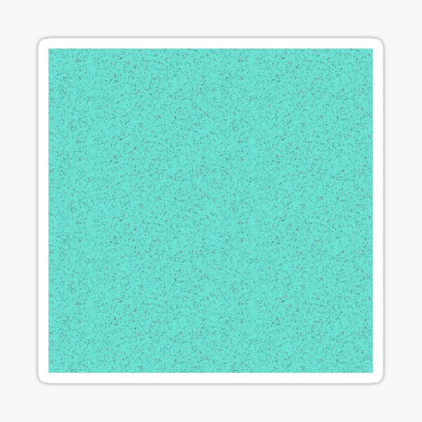Turquoise rubber flooring Sticker