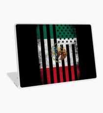 Mexikanische amerikanische Flagge Mexiko und USA Design Laptop Skin