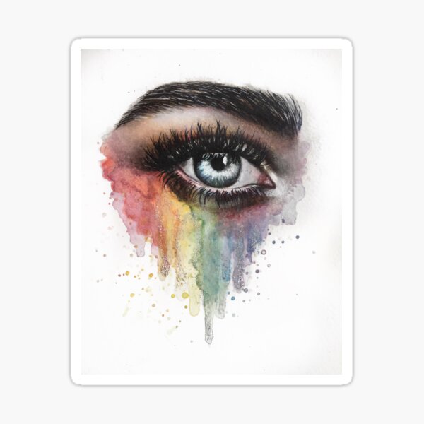 Rainbow In The Sky Sticker