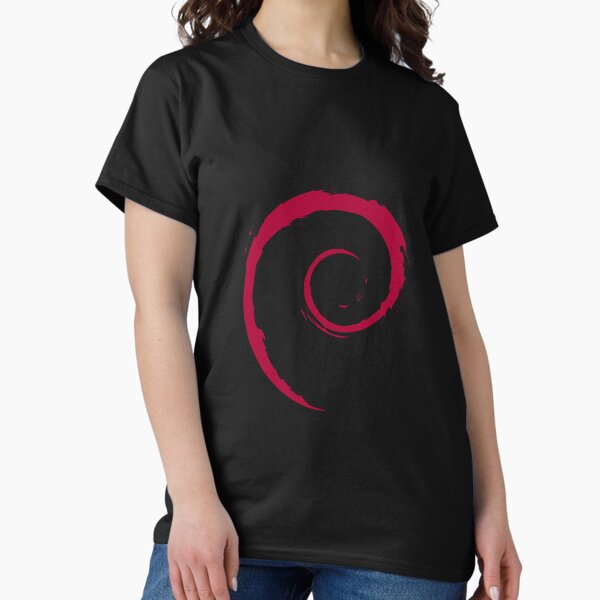Vista previa del artículo con la obra «Debian», diseñado y vendido por ShoeBill99.