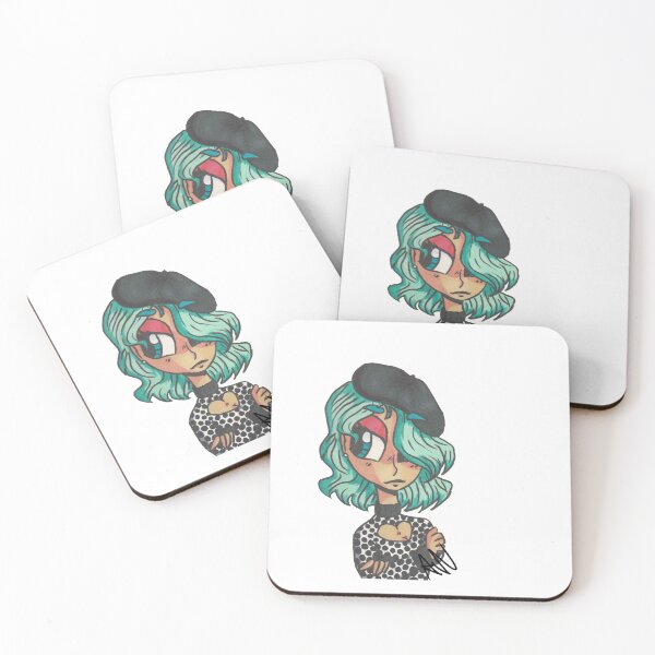 Item preview, A girl with short aqua hair (transparent background) designed and sold by UnicornDaya.
