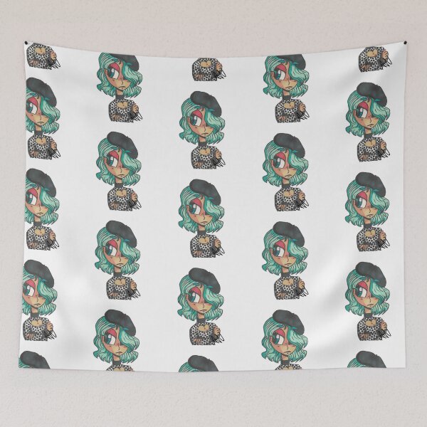 Item preview, A girl with short aqua hair (transparent background) designed and sold by UnicornDaya.