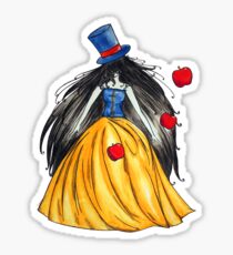 Who is the mad hatter ? Snow White | Blanche Neige Sticker