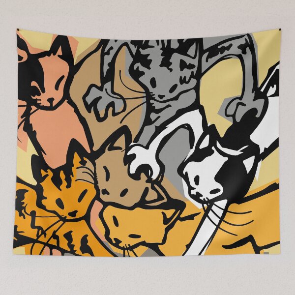 Item preview, Cat Tray YELLOW designed and sold by TheChicken.