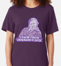 “I know from experience dude” Farley Billy Madison Slim Fit T-Shirt