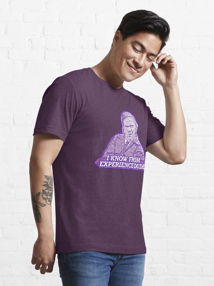 Alternate view of “I know from experience dude” Farley Billy Madison Essential T-Shirt