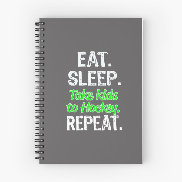 Item preview, Funny Mom or Dad of Ice & Field Hockey Gift Eat Sleep Take Kids to Hockey Repeat designed and sold by LGamble12345.