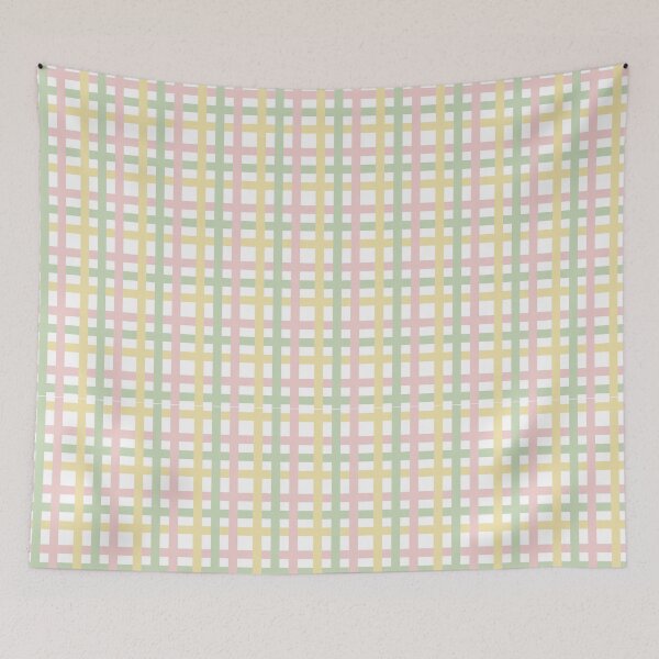 Item preview,  Pastel Color Gingham Tartan Seamless Pattern designed and sold by Limolida.