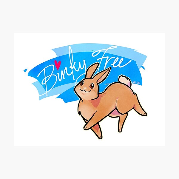 Binky Free! Photographic Print