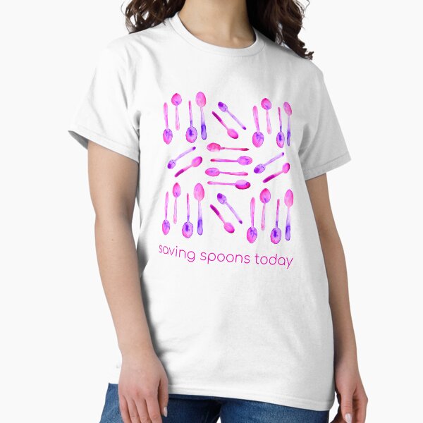 Item preview, Saving Spoons Today (Pink) designed and sold by KelseyLovelle.