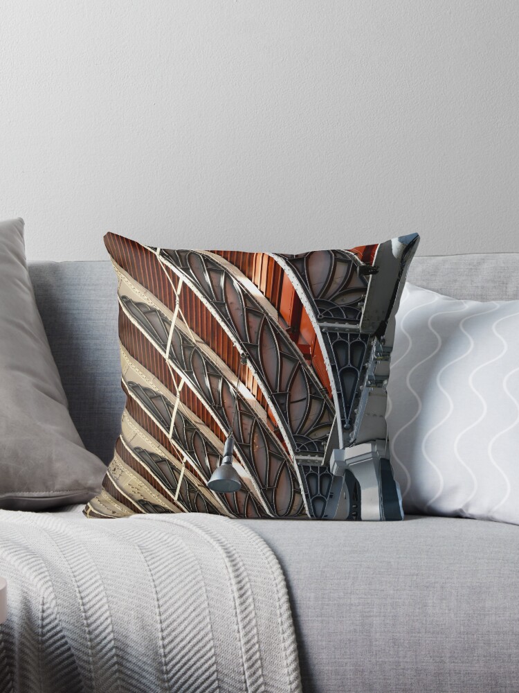 Victorian Railway Station Art Throw Pillow By Alexandra Lavizzari