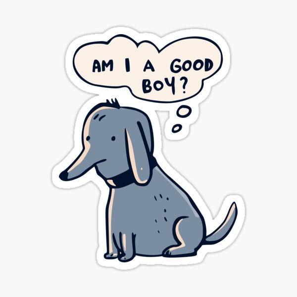 Good boy Sticker