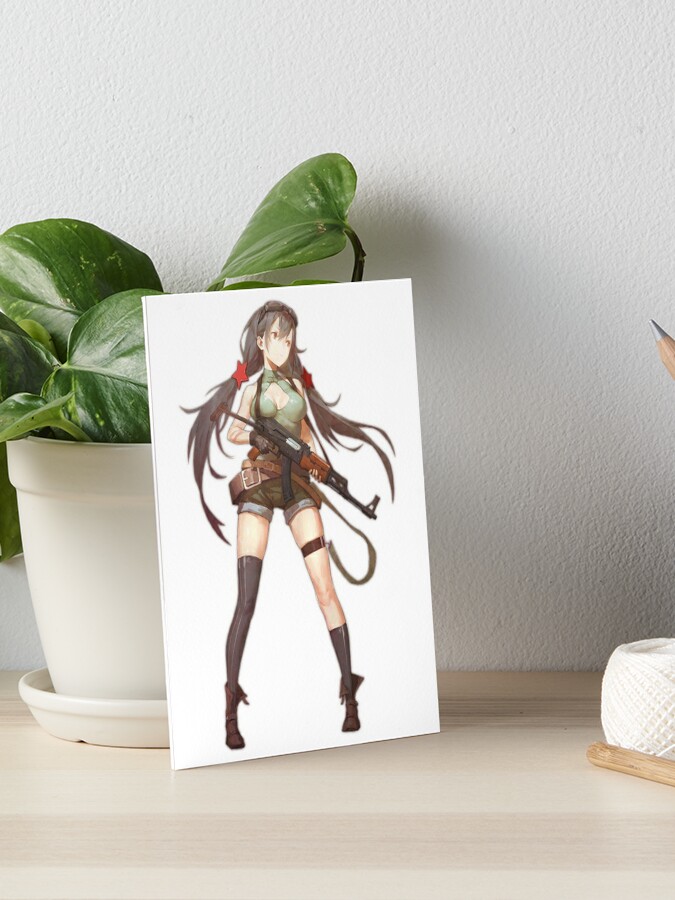 Type 56-1: Girls' Frontline, Sexy Anime Chick (AK-47 Shirt) Art Board Print  for Sale by megapanda687