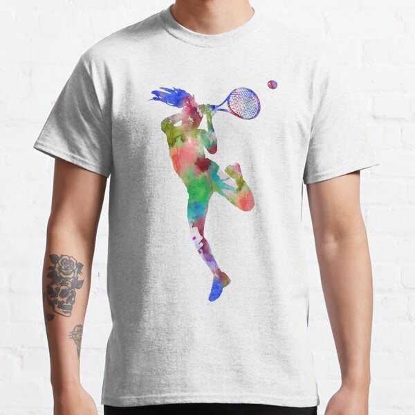 Joueuse de tennis T-shirt classique