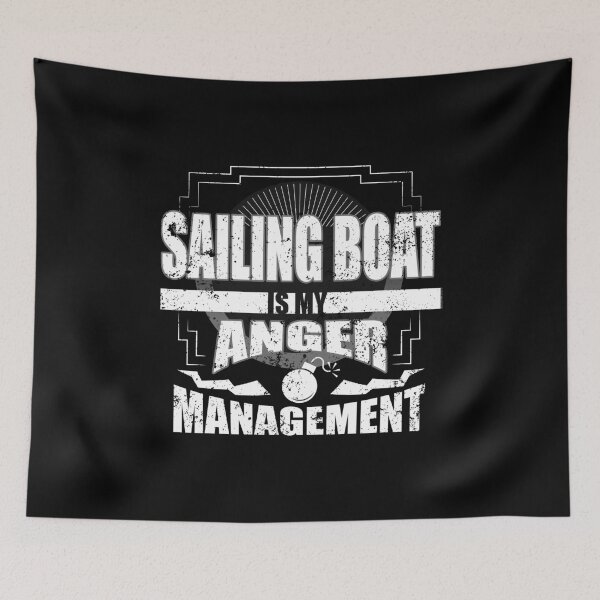 Item preview, Sailing Boat Shirt Anger Management Funny Sail Boat Shirt LIveaboard Boat designed and sold by KentuckyGirlTee.