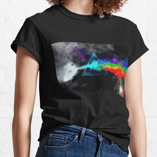 Cartoon Eevees Characters T-Shirt Evolution Dark Prism Side Triangle Rainbow