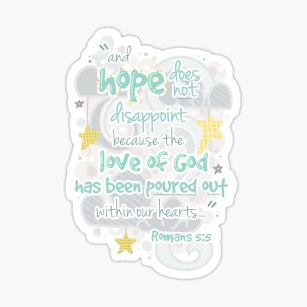 Romans 5:5 Sticker