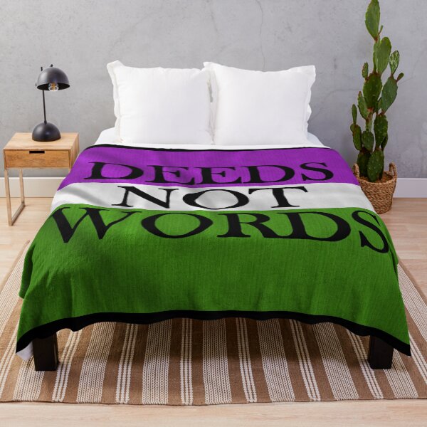 Item preview, DEEDS NOT WORDS designed and sold by Paparaw.