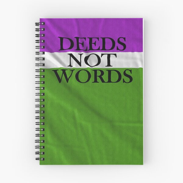 Item preview, DEEDS NOT WORDS designed and sold by Paparaw.