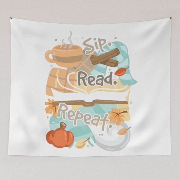 Item preview, Sip. Read. Repeat designed and sold by Lacey Simpson.