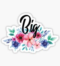 Sorority/ Fraternity Big Floral Sticker