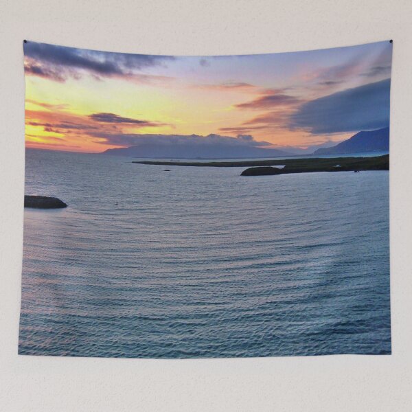 Item preview, Sunset over Reykjavik designed and sold by niki2028.
