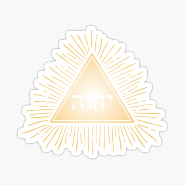 Item preview, YHVH Triangle Tetragrammaton Tetractys Pyramid designed and sold by h44k0n.