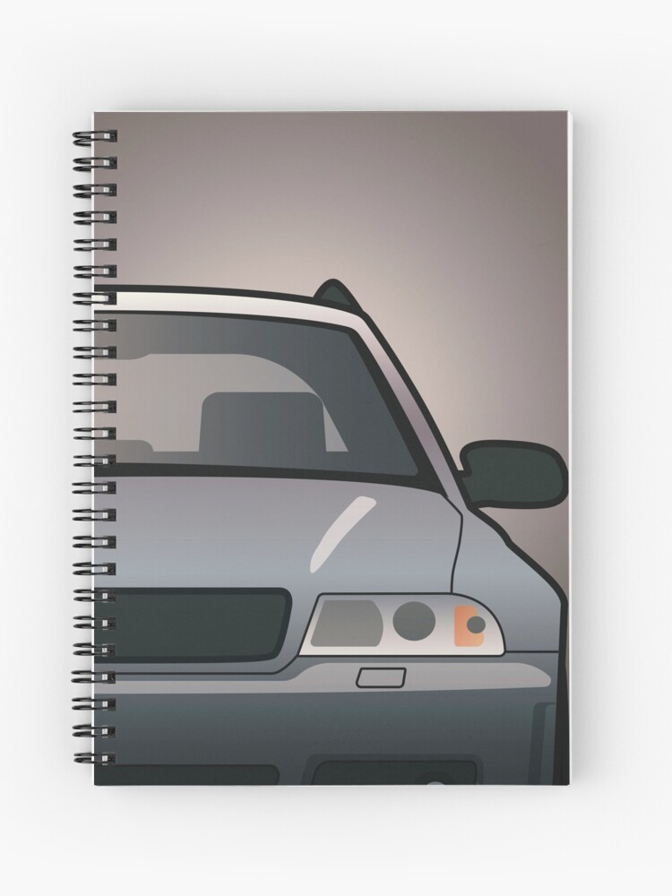 Modern Euro Icons Car Series Audi Rs4 A4 Avant Quattro B5 Split Spiral  Notebook for Sale by monkeycom