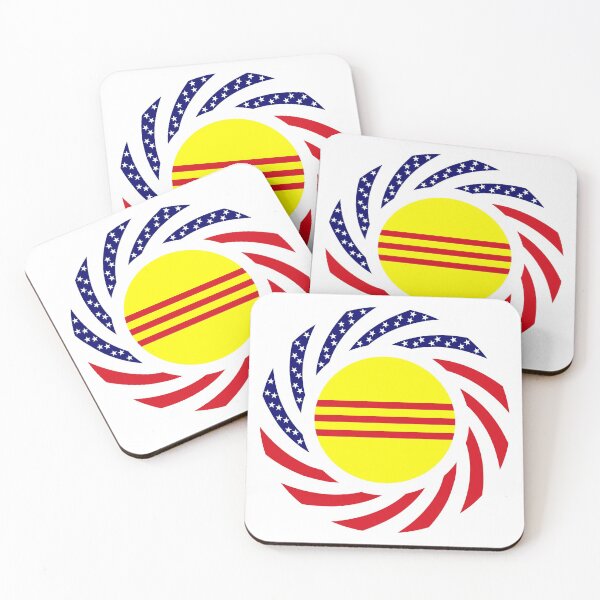 Item preview, South Vietnamese American Multinational Patriot Flag Series designed and sold by Carbon-Fibre Media.