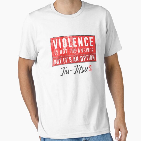 Item preview, Jiu Jitsu La violencia no es la respuesta Jiu Jitsu oscuro BJJ Regalo oscuro designed and sold by threadsmonkey.