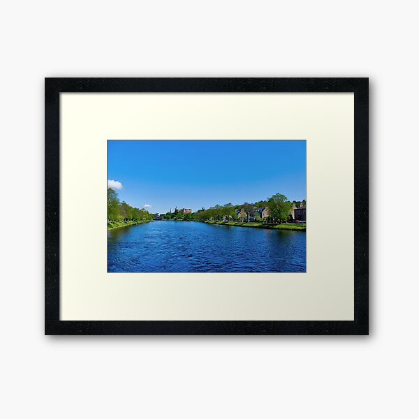 River Ness, Inverness-shire, Scotland Framed Art Print