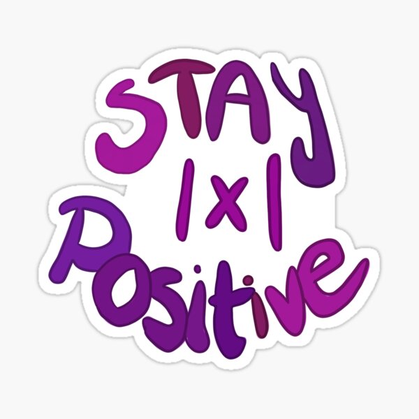 Intrigue Ink  Stay Positive Sticker & Decal