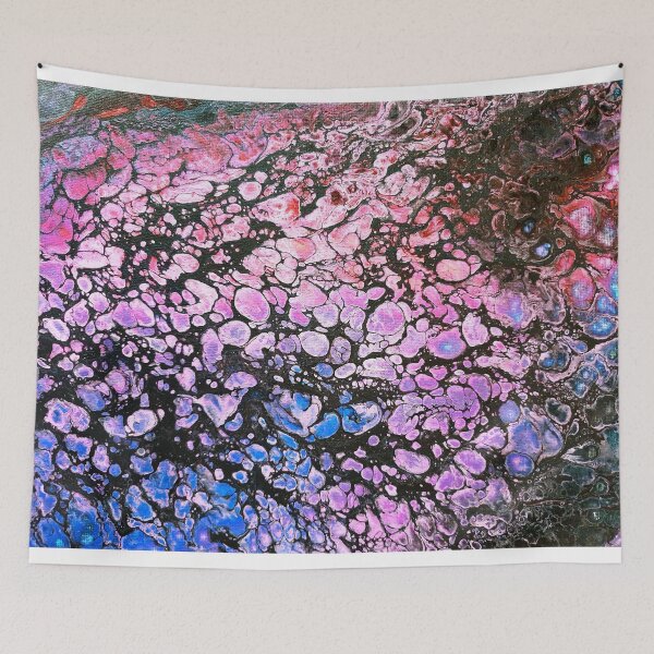 Item preview, Pink & Blue mixed art designed and sold by Oxdy XXC.