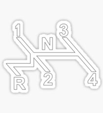 VW Shifter Pattern Sticker