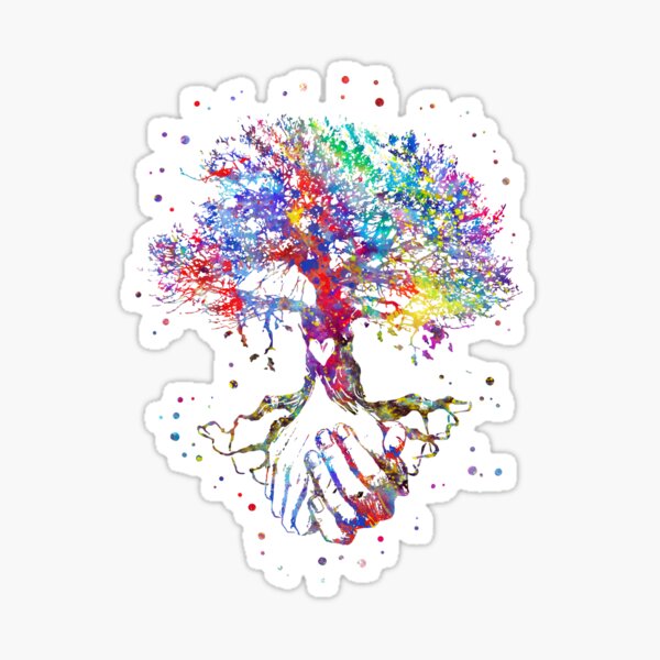 Sticker Love tree 
