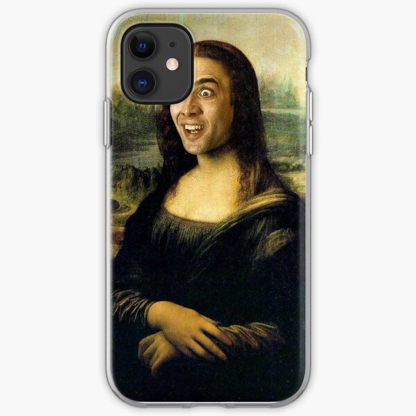 Nicholas Cage Mona Lisa iPhone Soft Case