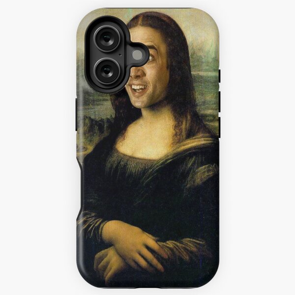 Item preview, Nicholas Cage Mona Lisa designed and sold by MaximumLobsters.