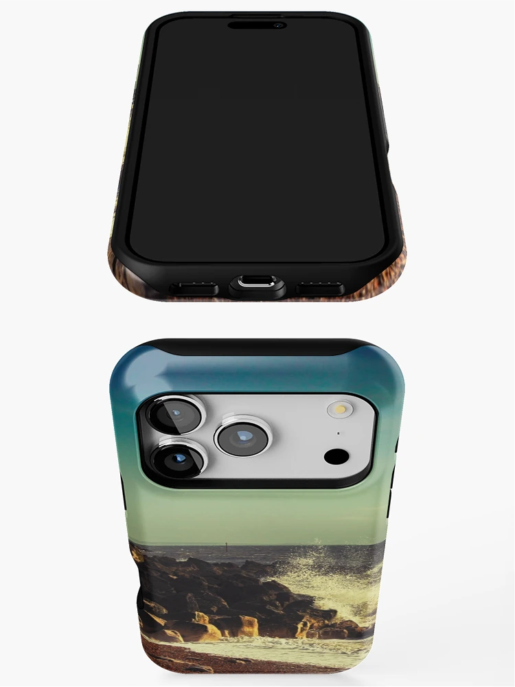 Thumbnail 3 of 4, iPhone Case, Battered Rocks designed and sold by Vicki Field.