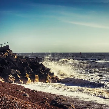 Artwork thumbnail, Battered Rocks by Vicki Field