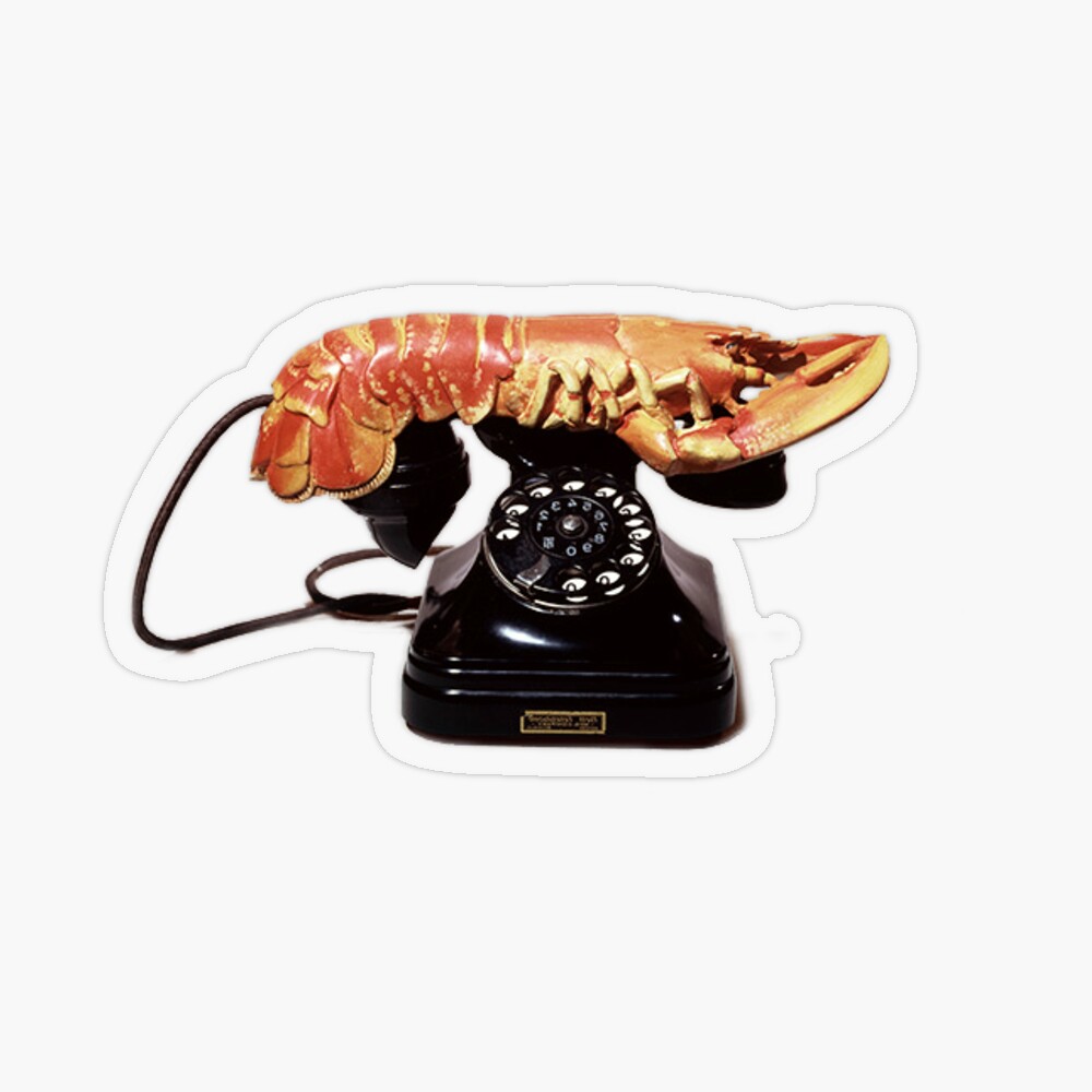 Vintage Salvador Dali Lobster retailer Phone Art Museum Shirt