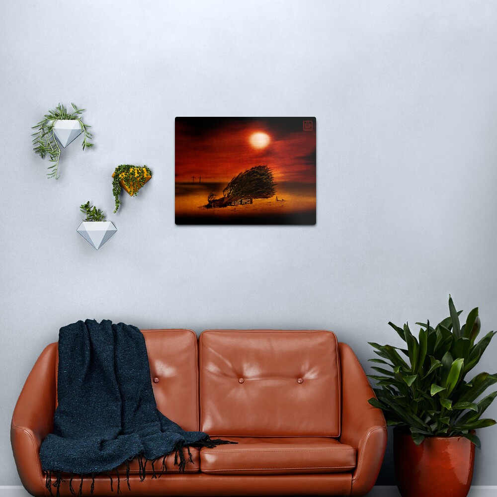 Two Crosses Metal Print