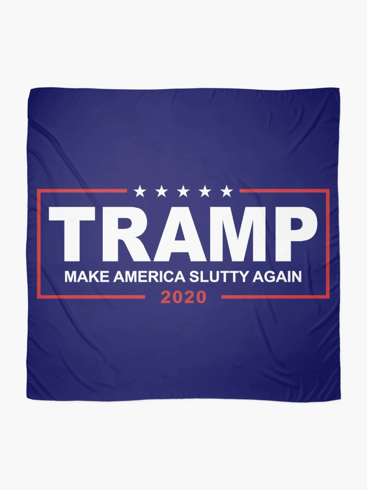 Aperçu 2 sur 3. Foulard avec l'œuvre TRAMP 2020 [Roufxis-Rb] créée et vendue par RoufXis.