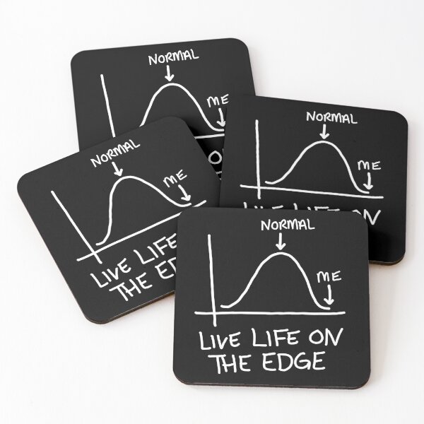 Item preview, Live life on the edge of the bell curve. designed and sold by EmilyJaneArt.
