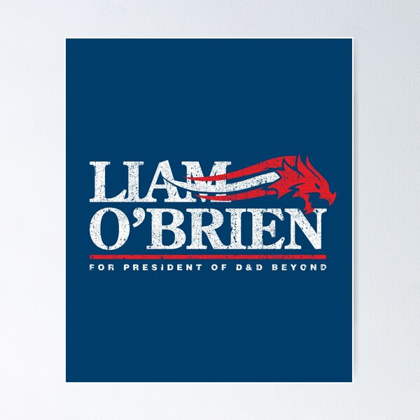 Artikel-Vorschau von Liam O'Brien als Präsident, designt und verkauft von huckblade.