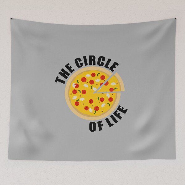 Item preview, PIZZA - CIRCLE OF LIFE Statement T-Shirt Gift designed and sold by theshirtinator.