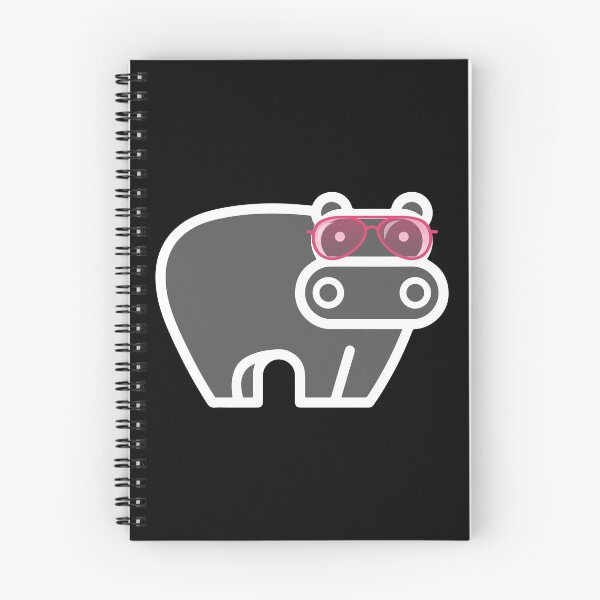Item preview, Hippo product - Cute Animal Wearing Sunglasses Gift designed and sold by stuch75.