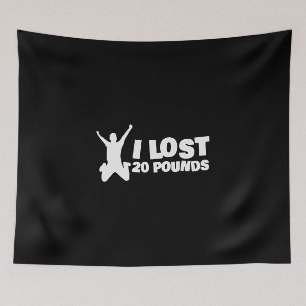 Item preview, Weight Loss EN I Lost 20 Pounds Jumping Gift Tee designed and sold by haselshirt.